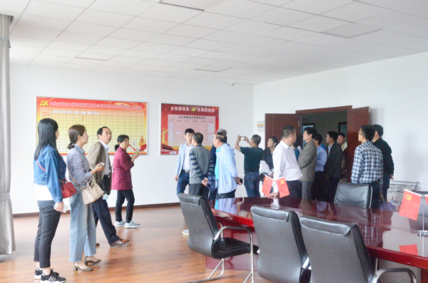 觀(guān)摩團(tuán)參觀(guān)黨建活動(dòng)室 觀(guān)摩團(tuán)參觀(guān)黨建活動(dòng)室