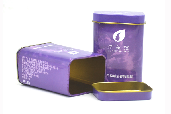 化妝品面膜包裝鐵盒 化妝品面膜包裝鐵盒
