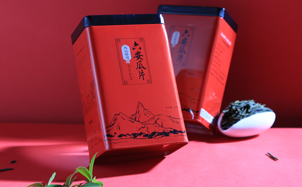 花開富貴紅色茶葉罐 花開富貴紅色茶葉罐