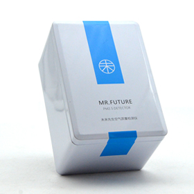 方形空氣質(zhì)量檢測儀鐵盒包裝定制