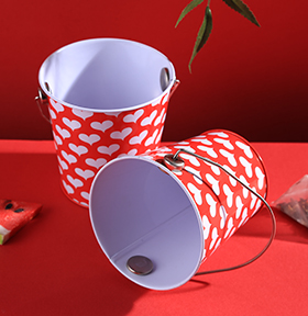 家庭辦公室日常用品金屬手提桶